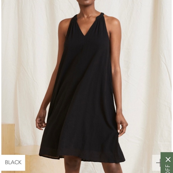 Hill Dresses Hill Black Gauze Swing Dresscover Up Xs